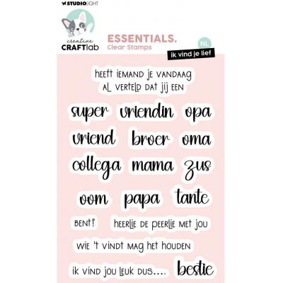StudioLight Creative Craftlab Stempel - Ik Vind Je Lief (NL)
