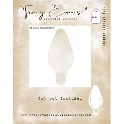 Tracy Evans Snippet Stencil - Bulb