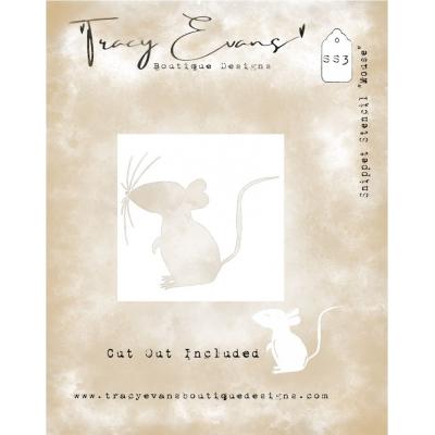 Tracy Evans Snippet Stencil - Mouse
