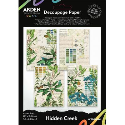 Arden Creative Studio Hidden Creek - Decoupage Paper