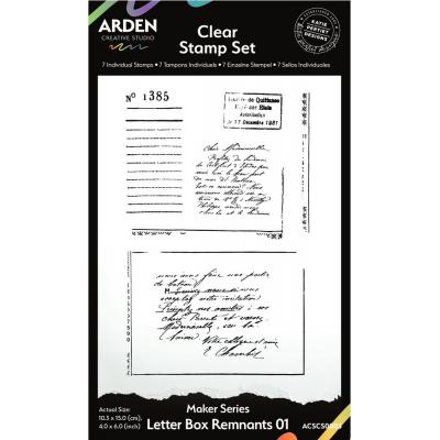 Arden Creative Studio Hidden Creek Stempel - Letter Box Remnants 01