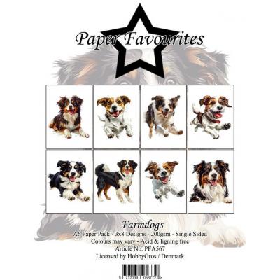 Paper Favourites Paper Pack - Farmdogs