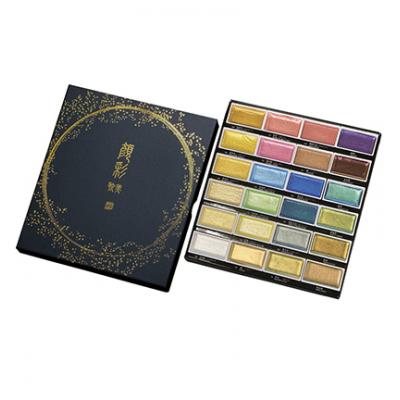 ZIG Gansai Tambi Set 24 - Metallic Colours