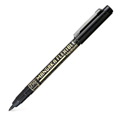 ZIG Mangaka Flexible Medium Brush - Schwarz