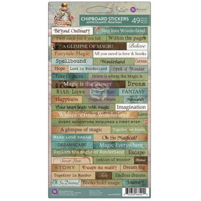 Prima Marketing Return To Wonderland - Chipboard Stickers