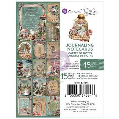 Prima Marketing Return To Wonderland - Journaling Cards