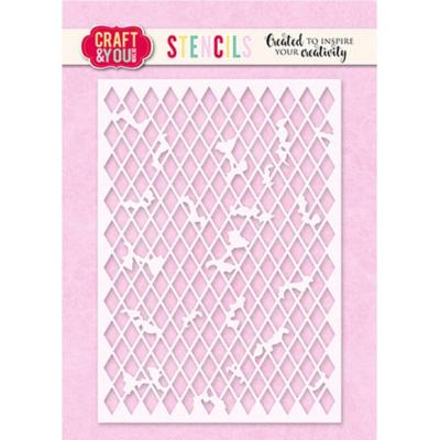 Craft & You Design Stencil - Rhombus