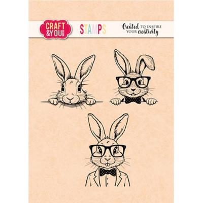 Craft & You Stempel - Funny Bunnies