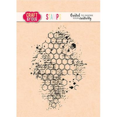 Craft & You Stempel - Honeycomb