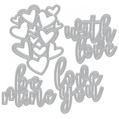 Hero Arts Fancy Die - Love & Hearts