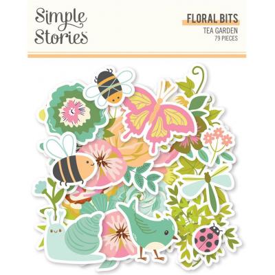 Simple Stories Tea Garden - Floral Bits
