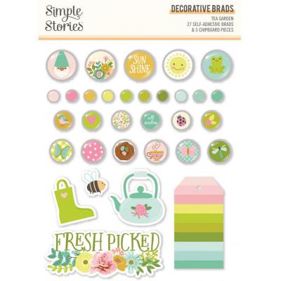 Simple Stories Tea Garden - Decorative Brads