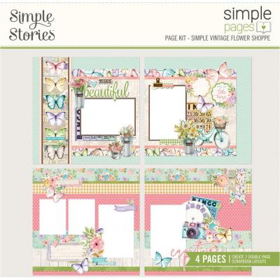 Simple Stories Simple Vintage Flower Shoppe - Simple Pages Kit