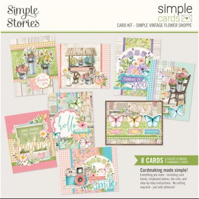 Simple Stories Simple Vintage Flower Shoppe - Simple Cards Kit