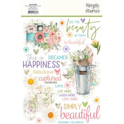 Simple Stories Simple Vintage Flower Shoppe - Rub Ons