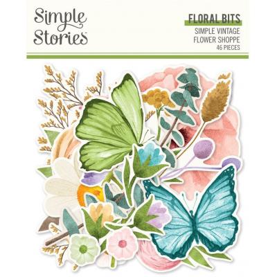 Simple Stories Simple Vintage Flower Shoppe - Floral Bits