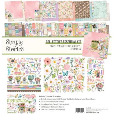 Simple Stories Simple Vintage Flower Shoppe - Collector's Essential Kit