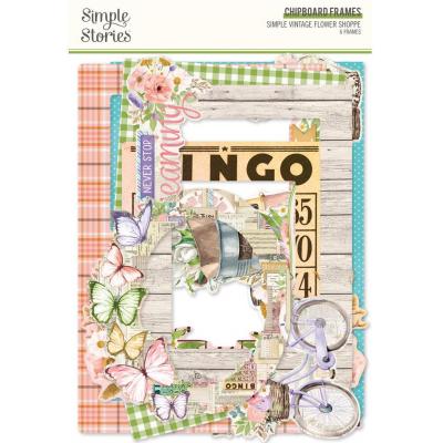 Simple Stories Simple Vintage Flower Shoppe - Chipboard Frames