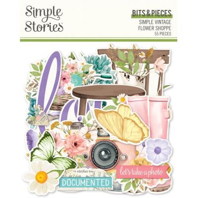 Simple Stories Simple Vintage Flower Shoppe - Bits & Pieces