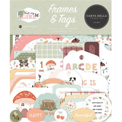 Carta Bella That's My Girl - Frames & Tags