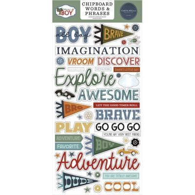 Carta Bella That's My Boy - Chipboard Words & Phrases