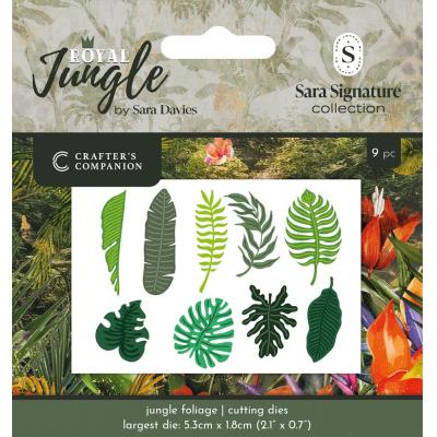Crafter's Companion Royal Jungle Metal Die - Jungle Foliage