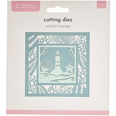Crafter's Companion Create-a-Card Fancy Frame Metal Die - Peaceful Seascape
