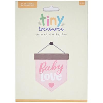 Crafter's Companion Tiny Treasures Metal Die - Pennant