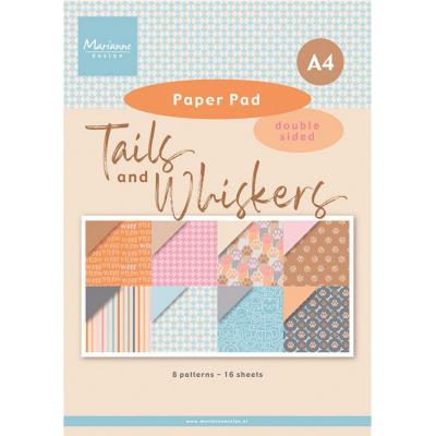 Marianne Design Paper Pad - Tails & Whiskers