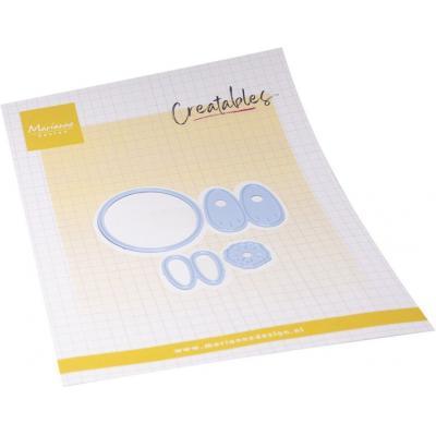 Marianne Design Cutting Dies - Bunny Pompom