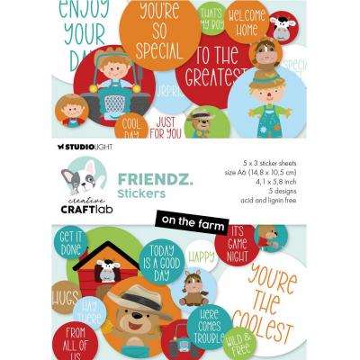 StudioLight Creative Craftlab Friendz Stickers  - On The Farm
