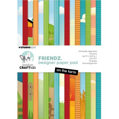 StudioLight Creative Craftlab Paper Pad - On The Farm