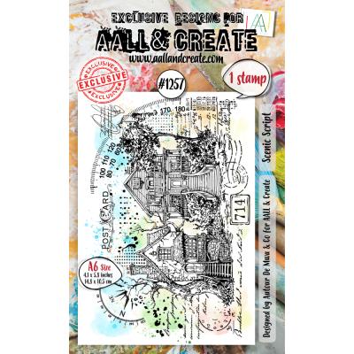 Aall and Create Stempel - Scenic Script