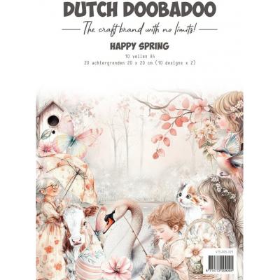 Dutch Doobadoo Happy Spring - Paper Pack