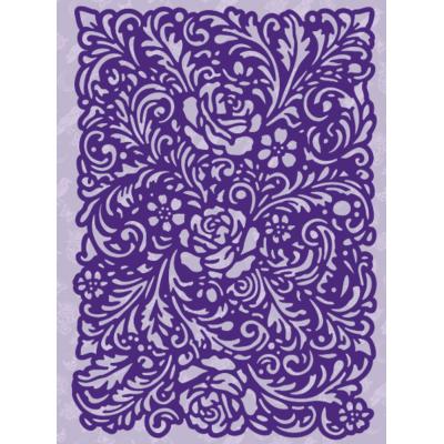 Dawn Bibby Gothic Romance Stencil - Rose Damask