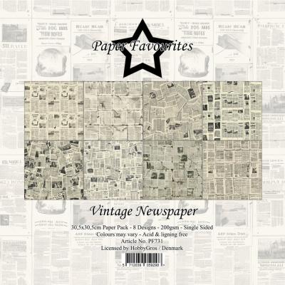 Paper Favourites Paper Pad - Vintage Newspaper