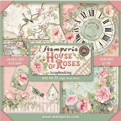 Stamperia House of Roses - Maxi Backgrounds Selection
