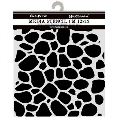 Stamperia Stencil Hidden Grove - Stone Pattern