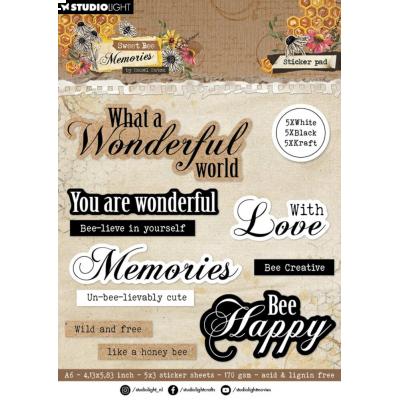Studio Light Hazel Eaton Sweet Bee Memories - Sticker Pad