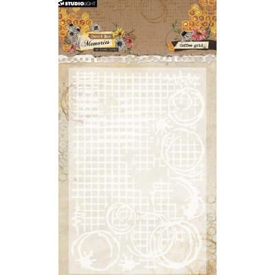 Studio Light Hazel Eaton Sweet Bee Memories - Coffee Grid