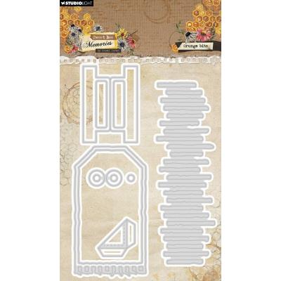 Studio Light Hazel Eaton Sweet Bee Memories Cutting Die - Grunge Bits