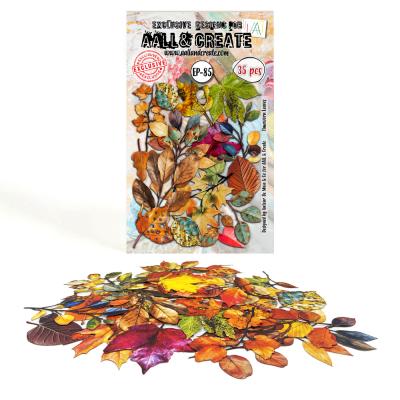 Aall and Create Timeless Foliage Ephemera Die-Cuts - Timeworn Leaves
