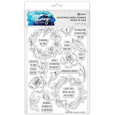 Ranger Simon Hurley Create. Stempel - Everyday Wreaths