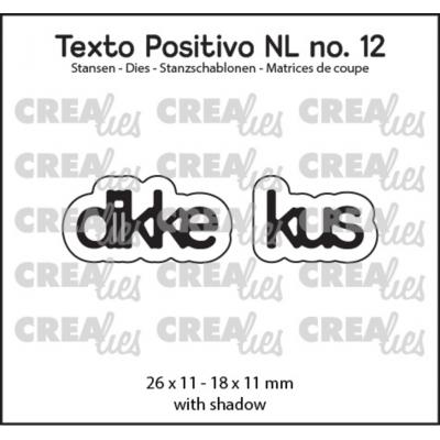 Crealies Cutting Dies - Dikke Kus (NL)
