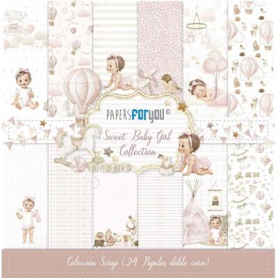 Papers For You Sweet Baby Girl - Midi Scrap Paper Pack