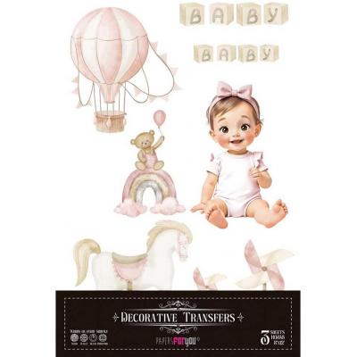 Papers For You Sweet Baby Girl - Decor Transfers