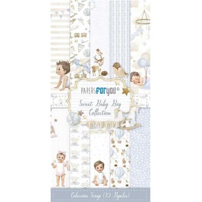 Papers For You Sweet Baby Boy - Slim Scrap Paper Pack