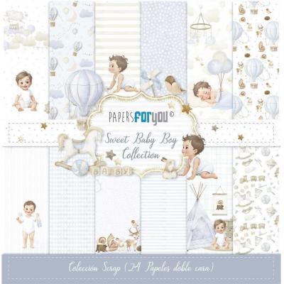 Papers For You Sweet Baby Boy - Midi Scrap Paper Pack