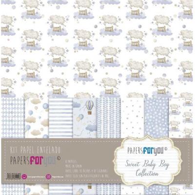 Papers For You Sweet Baby Boy - Canvas Scrap Pack