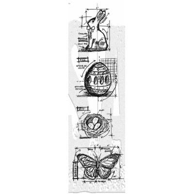 Stampers Anonymous Tim Holtz Stempel - Easter Mini